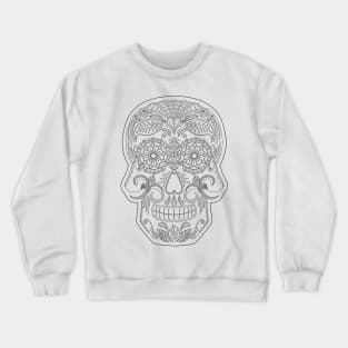 Day of the Dead Skull Color Me Crewneck Sweatshirt